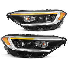VehicleAid w/Sequential Switchback Headlights For 2019-2022 Volkswagen Jetta