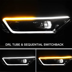VehicleAid w/Sequential Switchback Headlights For 2019-2022 Volkswagen Jetta