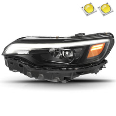 VehicleAid Full LED Headlights For 2019-2022 Jeep Cherokee Xenon