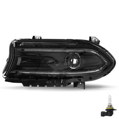 VehicleAid Headlights For 2022-2023 Dodge Charger Halogen Model