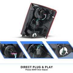 VehicleAid Taillights For 2011-2020 Dodge Grand Caravan