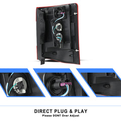 VehicleAid Taillights For 2011-2016 Chrysler Town & Country