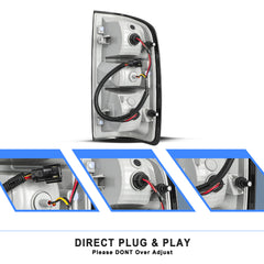 VehicleAid Taillights For 2015-2022 Chevy Colorado