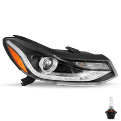 VehicleAid Headlights For 2017-2022 Chevy Trax With LED DRL Halogen Model