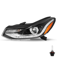 VehicleAid Headlights For 2017-2022 Chevy Trax With LED DRL Halogen Model