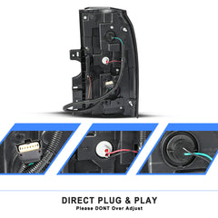 VehicleAid Taillights For 2015-2020 Chevy Tahoe