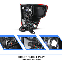 VehicleAid Taillights For 2016-2023 Nissan Titan