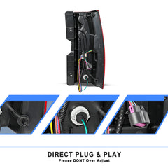 VehicleAid Taillights For 2007-2014 Cadillac Escalade