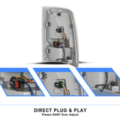 VehicleAid Taillights For 2013-2018 Dodge Ram