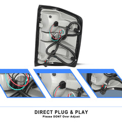 VehicleAid Taillights For 2014-2018 Chevy Silverado