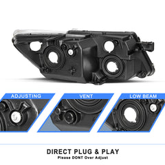 VehicleAid Headlights For 2009-2020 Dodge Journey