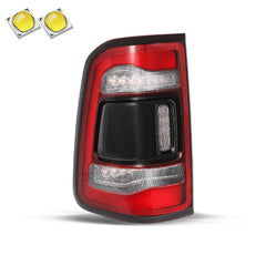 VehicleAid Taillights For 2019-2024 Dodge Ram 1500 Black