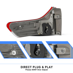 VehicleAid Taillights For 2011-2014 Toyota Sienna