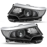 VehicleAid Headlights For 2011-2014 Ford Edge HID/Xenon Model
