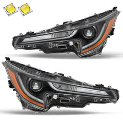 VehicleAid Headlights For 2023-2024 Toyota Corolla L/LE