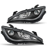 VehicleAid Headlights For 2017-2020 Chrysler Pacifica HID/Xenon Model w/LED DRL