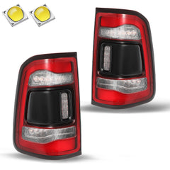 VehicleAid Taillights For 2019-2024 Dodge Ram 1500 Black