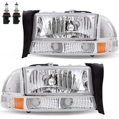 VehicleAid Headlights For 1998-2003 Dodge Durango