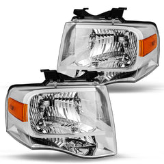 VehicleAid Headlights For 2007-2014 Ford Expedition
