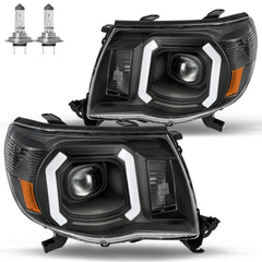 VehicleAid Headlights For 2005-2011 Toyota Tacoma With LED DRL