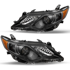 VehicleAid Projector Headlights For 2012-2014 Toyota Camry