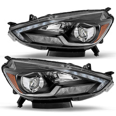 VehicleAid Headlights For 2016-2019 Nissan Sentra SL SR