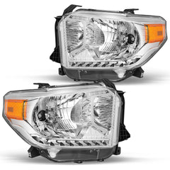 VehicleAid Headlights For 2014-2021 Toyota Tundra with Level Adjuster