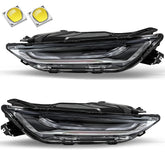 VehicleAid Headlights For 2019-2022 Chevy Blazer Led DRL Model