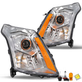 VehicleAid Headlights For 2010-2016 Cadillac SRX