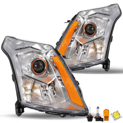 VehicleAid Headlights For 2010-2016 Cadillac SRX