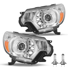 VehicleAid Headlights For 2012-2015 Toyota Tacoma with LED DRL