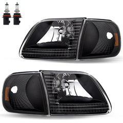 VehicleAid Headlights For 1997-2002 Ford Expedition