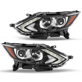 VehicleAid Headlights For 2017-2019 Nissan Rogue Sport with LED DRL