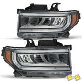 VehicleAid Headlights For 2020-2023 GMC Acadia SL|SLE|SLT|Denali