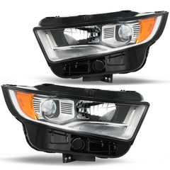 VehicleAid Headlights For 2015-2018 Ford Edge