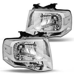 VehicleAid Headlights For 2007-2014 Ford Expedition