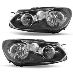 VehicleAid Headlights For 2010-2014 Volkswagen Jetta Sportwagen (MK6)