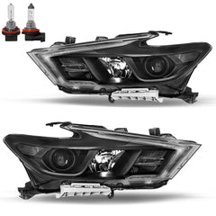 VehicleAid Headlights For 2016-2018 Nissan Maxima