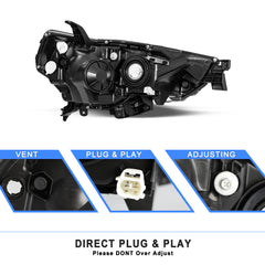 VehicleAid-For 2014-2020 Toyota 4-Runner Headlights