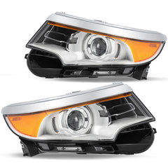 VehicleAid Headlights For 2011-2014 Ford Edge HID/Xenon Model