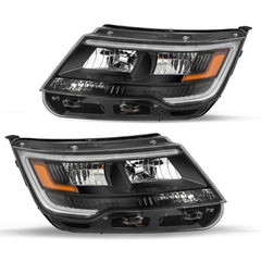 VehicleAid Headlights For 2016-2018 Ford Explorer Sport With DRL