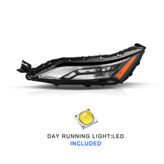 VehicleAid Headlights For 2021-2023 Nissan Rogue Upper Turn Signal Light