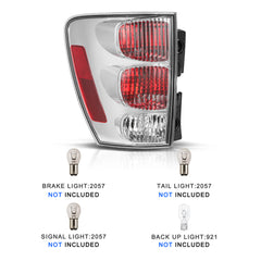 VehicleAid Taillights For 2005-2009 Chevy Equinox
