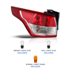 VehicleAid Taillights For 2013-2016 Ford Escape