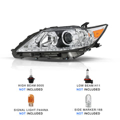 VehicleAid Headlights For 2013-2015 Lexus ES350