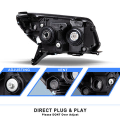 VehicleAid-For 2006-2009 Toyota 4-Runner Headlights