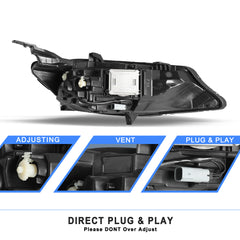 VehicleAid Full LED Headlights For 2019-2022 Chevy Malibu