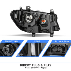 VehicleAid Headlights For 2019-2022 Mercedes-Benz Sprinter