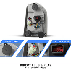 VehicleAid Taillights For 2011-2014 Chrysler 300