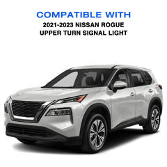 VehicleAid Headlights For 2021-2023 Nissan Rogue Upper Turn Signal Light